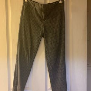 Banana republic Sloan pant with grey pattern